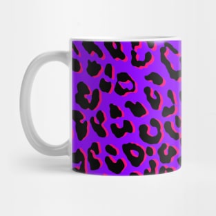 Leopard Print Purple Mug